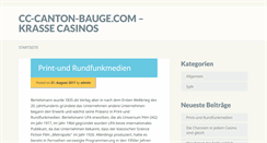 Desktop Screenshot of cc-canton-bauge.com